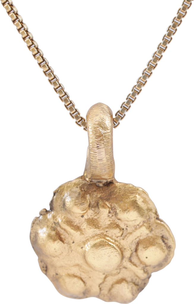FINE ROMAN/BYZANTINE WHEEL OF FORTUNE NECKLACE, 5th-8th CENTURY AD - Fagan Arms