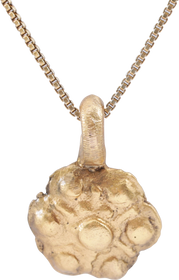 FINE ROMAN/BYZANTINE WHEEL OF FORTUNE NECKLACE, 5th-8th CENTURY AD - Fagan Arms