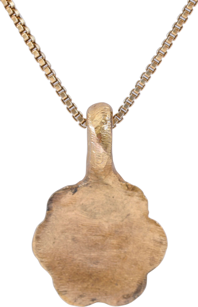 ROMAN WHEEL OF FORTUNE AMULET NECKLACE, 5TH-7TH CENTURY - Fagan Arms