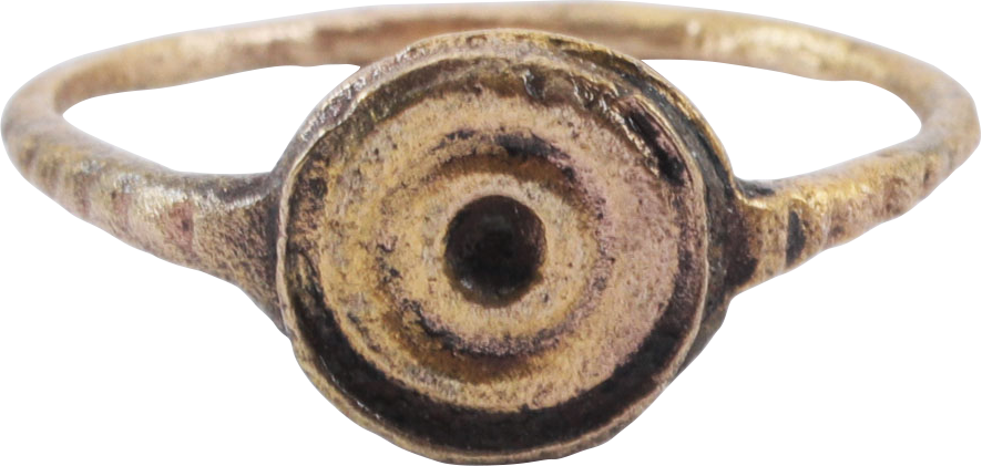 ROMAN EVIL EYE RING, 1ST-3RD C. AD, SIZE 5 ½ - The History Gift Store