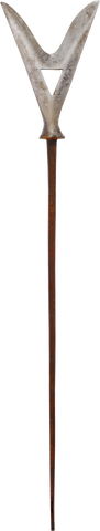 JAPANESE DOUBLE POINT ARROWHEAD KARIMATA, BEFORE 1867 - Fagan Arms