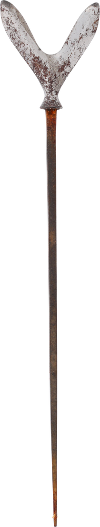 JAPANESE DOUBLE POINT ARROWHEAD KARIMATA, EDO PERIOD - Fagan Arms