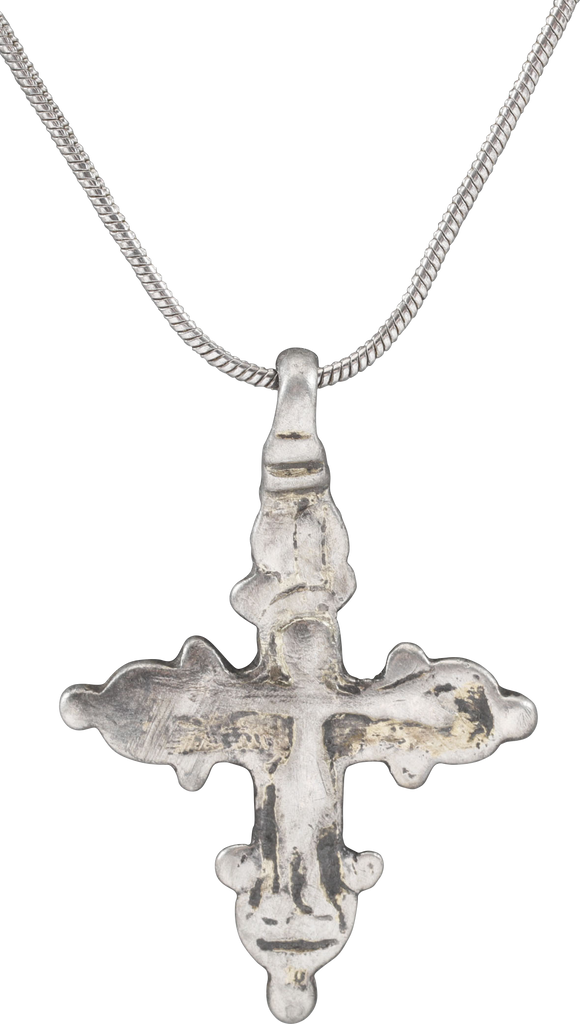 EUROPEAN SILVER CROSS, LATE MEDIEVAL - The History Gift Store