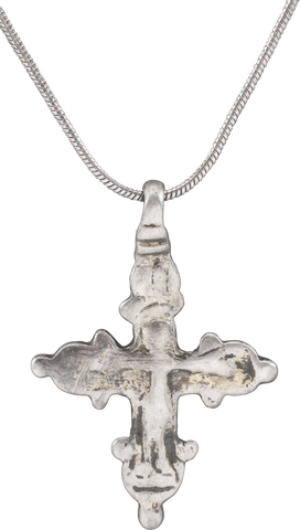 EUROPEAN SILVER CROSS, LATE MEDIEVAL - The History Gift Store