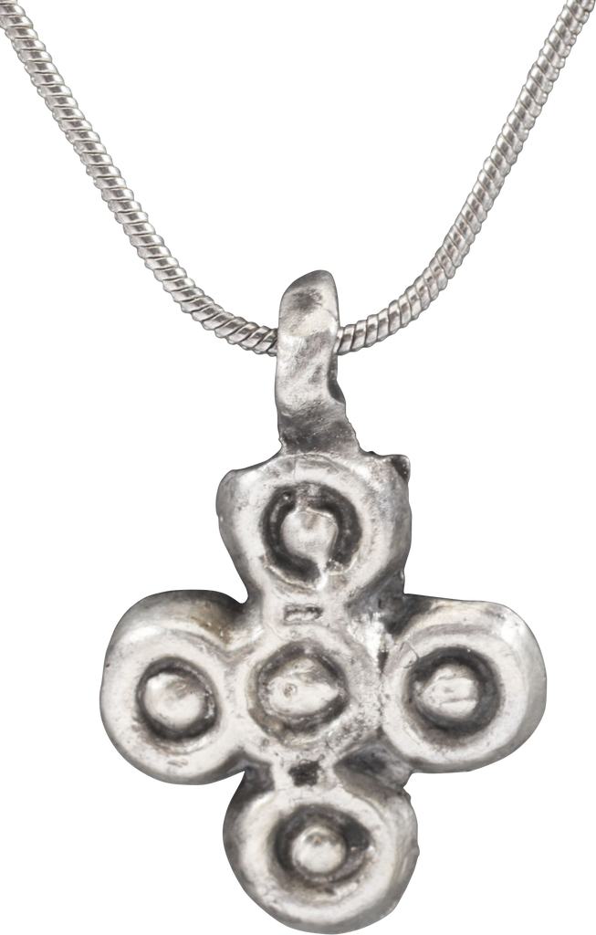 BYZANTINE (ROMAN) SILVER CROSS C.5TH-9TH CENTURY AD - The History Gift Store