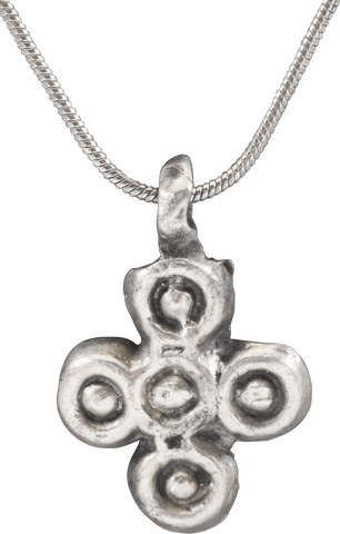 BYZANTINE (ROMAN) SILVER CROSS C.5TH-9TH CENTURY AD - The History Gift Store