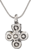 BYZANTINE (ROMAN) SILVER CROSS C.5TH-9TH CENTURY AD - The History Gift Store