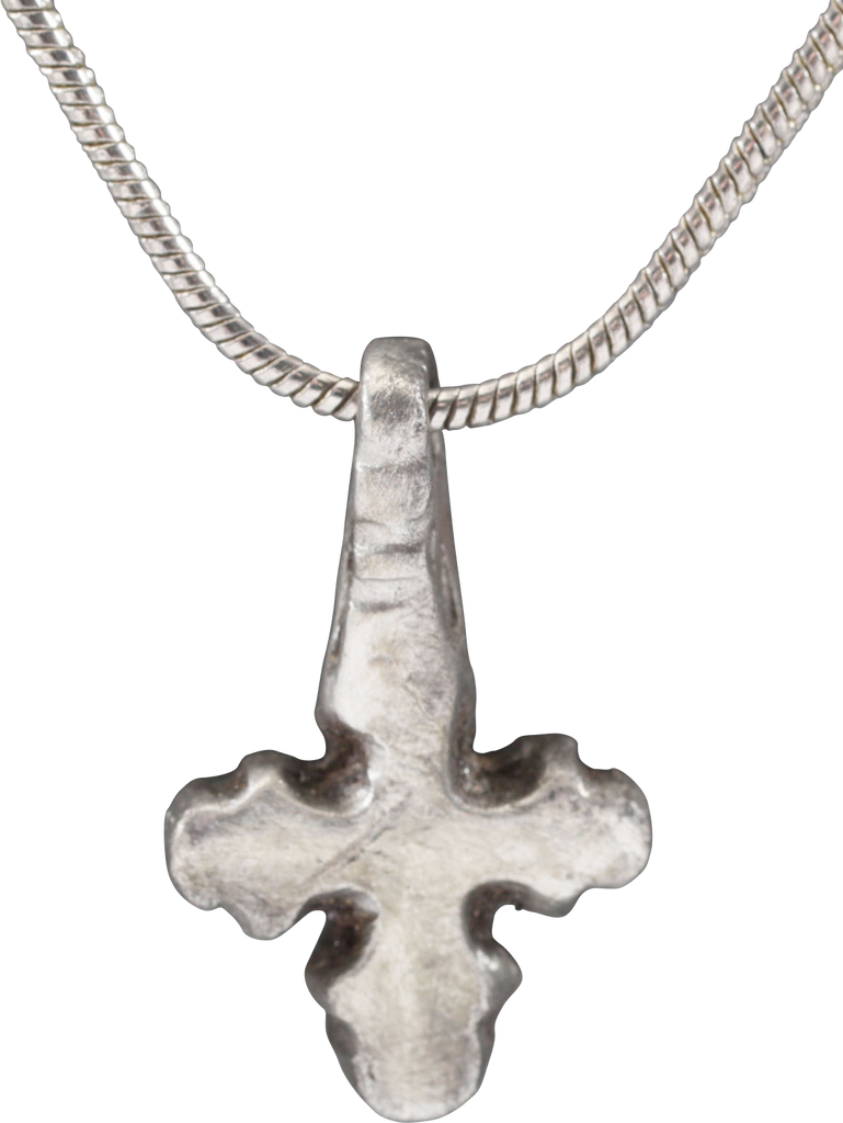 MEDIEVAL EUROPEAN SILVER CROSS 10TH -13TH CENTURY - The History Gift Store