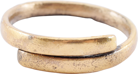 VIKING COIL RING C.850-1050 AD, SIZE 8 3/4 - The History Gift Store