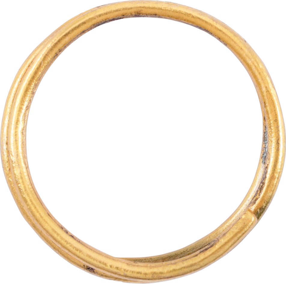 VIKING COIL RING, 9TH-10TH CENTURY AD, SIZE 9 - The History Gift Store