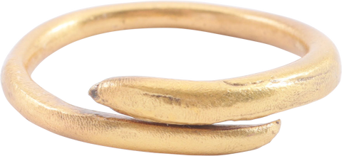 VIKING COIL RING, 9TH-10TH CENTURY AD, SIZE 8 3/4 - The History Gift Store