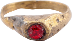 EUROPEAN LADIES FASHION RING, C.1300-1400, SIZE 5 1/4 - The History Gift Store