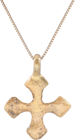 BYZANTINE CHRISTIAN CROSS NECKLACE, C.5TH-9TH CENTURY AD - The History Gift Store