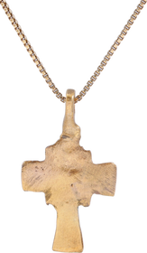 FINE EUROPEAN CROSS NECKLACE - The History Gift Store