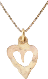 ANCIENT VIKING HEART PENDANT NECKLACE, 866-1067 AD - The History Gift Store