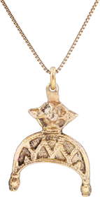 FINE VIKING LUNAR PENDANT NECKLACE, 10TH-11TH CENTURY AD - The History Gift Store