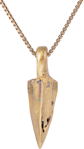 ROMAN ARROWHEAD PENDANT NECKLACE, C.100 BC - The History Gift Store