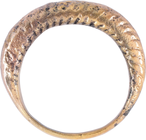 MASSIVE VIKING SPIRAL RING, SIZE 10 3/4 - The History Gift Store