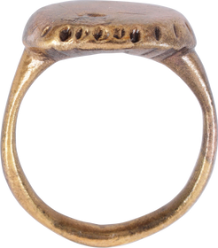 MEDIEVAL EUROPEAN RING 10th-16th CENTURY, SIZE 5 1/4 - The History Gift Store