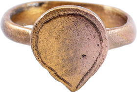 FINE VIKING HEART RING C.900-1050 AD, SIZE 7 - The History Gift Store