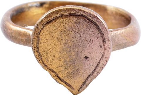 FINE VIKING HEART RING C.900-1050 AD, SIZE 7 - The History Gift Store