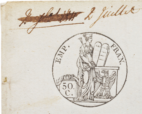 NAPOLEONIC FRENCH LEGAL DOCUMENT - The History Gift Store