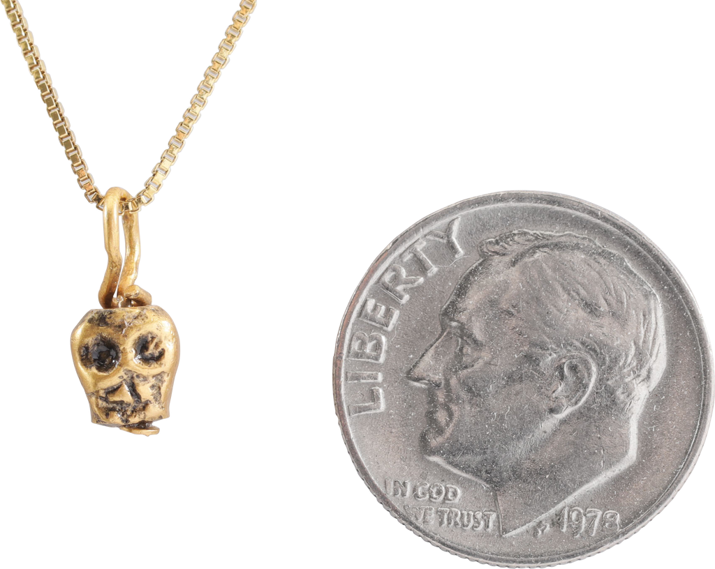 MEDIEVAL TIBETAN SKULL PRAYER BEAD - The History Gift Store