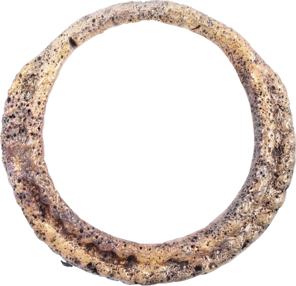 RARE VARIATION VIKING WEDDING RING, 10TH-11TH CENTURY AD, SIZE 9 - The History Gift Store