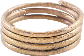 ANCIENT VIKING COIL RING 850-1050 AD, SIZE 11 1/2 - The History Gift Store