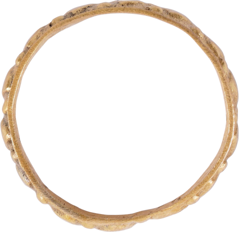 MEDIEVAL EUROPEAN WEDDING RING, 15TH CENTURY, SIZE 8 1/2 - The History Gift Store