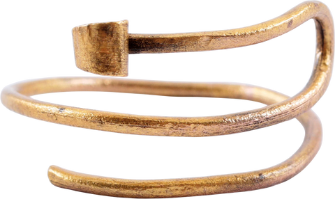 VIKING GILT HAIR RING. 10TH-11TH CENTURY AD - The History Gift Store