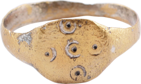 MEDIEVAL ANGLO-SAXON (ENGLISH) RING, SIZE 8 1/4 - The History Gift Store
