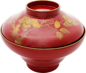 JAPANESE LACQUER BOWL AND COVER - Fagan Arms