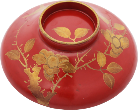 JAPANESE LACQUER BOWL AND COVER - Fagan Arms