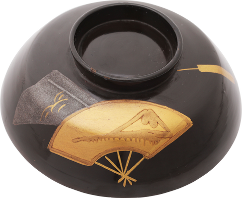 JAPANESE LACQUERED BOWL OWAN, MEIJI PERIOD, 1867-1912 - Fagan Arms