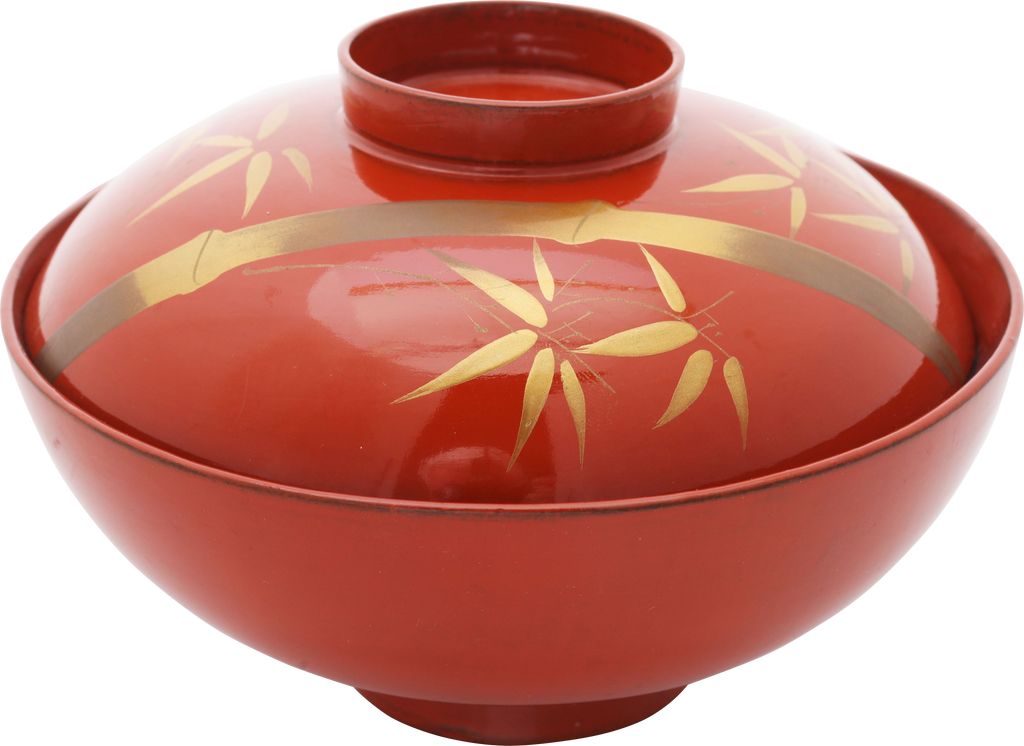 JAPANESE LACQUERED BOWL OWAN, MEIJI PERIOD, 1867-1912 - The History Gift Store