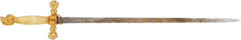 FINE KNIGHTS TEMPLAR SWORD LATE 19TH-EARLY 20TH CENTURY - The History Gift Store