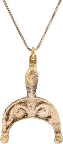 FINE VIKING LUNAR PENDANT NECKLACE, 9TH-10TH CENTURY AD - Fagan Arms