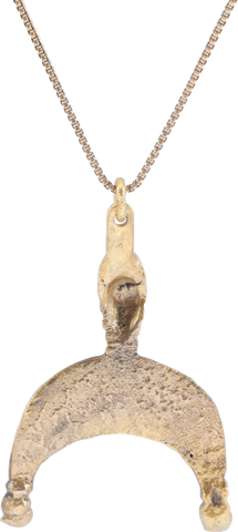 FINE VIKING LUNAR PENDANT NECKLACE, 9TH-10TH CENTURY AD - Fagan Arms