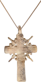 FINE LARGE EASTERN EUROPEAN CROSS, 17TH CENTURY - Fagan Arms