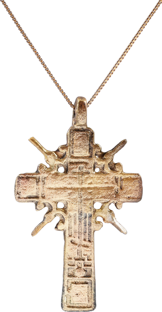 FINE LARGE EASTERN EUROPEAN CROSS, 17TH CENTURY - Fagan Arms