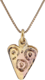 ANCIENT VIKING HEART PENDANT NECKLACE, 866-1067 AD - Fagan Arms