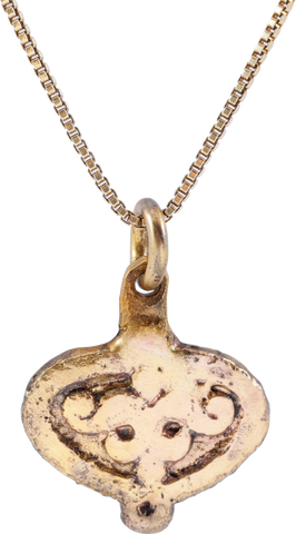 VIKING HEART AMULET NECKLACE, C.900-1050 AD - The History Gift Store