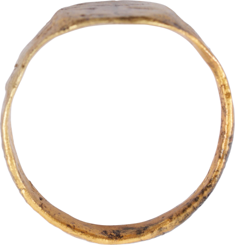 MEDIEVAL CHRISTIAN RING C.6TH-9TH CENTURY AD, SIZE 8 1/4 - Fagan Arms