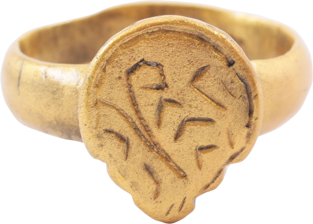 VIKING HEART RING, 9TH-11TH CENTURY AD, SIZE 9 ¾ - Fagan Arms