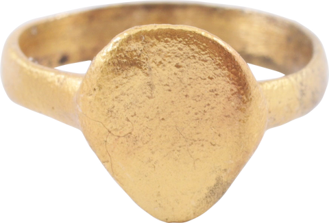 VIKING HEART RING C.900-1050 AD, C.800-900AD, SIZE 7 ¾ - The History Gift Store