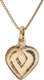 ANCIENT VIKING HEART PENDANT NECKLACE, 866-1067 AD - Fagan Arms