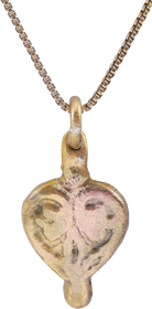 VIKING HEART PENDANT NECKLACE, C.950-1050 AD - Fagan Arms