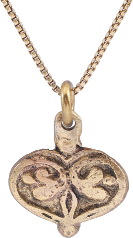 VIKING HEART PENDANT NECKLACE C900-1000 AD - The History Gift Store