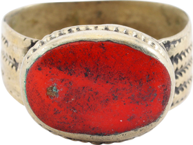 EASTERN EUROPEAN GYPSY RING, SIZE 9 ¾ - Fagan Arms